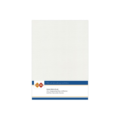 Findit Carddeco Leinenkarton DIN A5 240g 10 Blatt Hellgrau Hellgrau