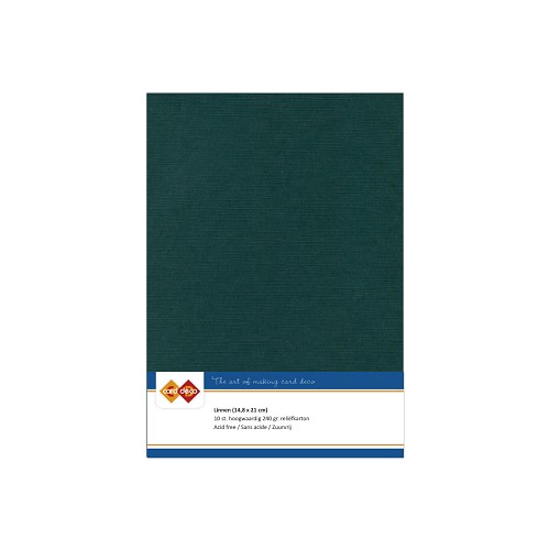 Findit Carddeco Leinenkarton DIN A5 240g 10 Blatt Jade Jade