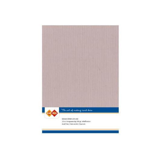 Findit Carddeco Leinenkarton DIN A5 240g 10 Blatt Muschelrosa Muschelrosa