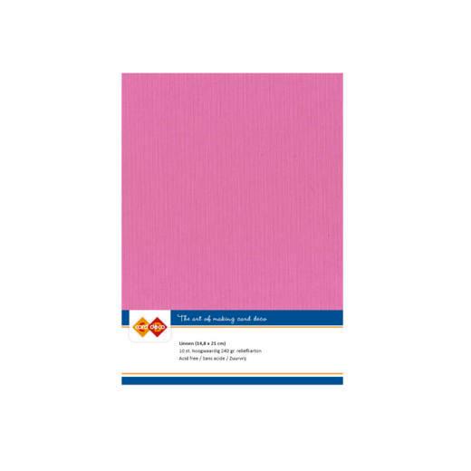 Findit Carddeco Leinenkarton DIN A5 240g 10 Blatt Pink Pink