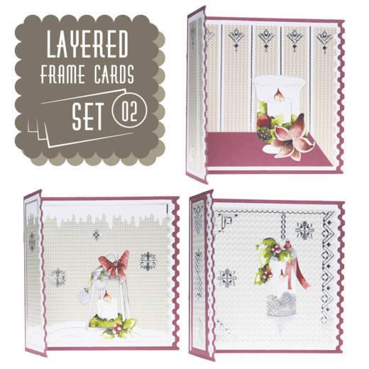 Findit Layered Frame Karten - Set2 Weihnachten 