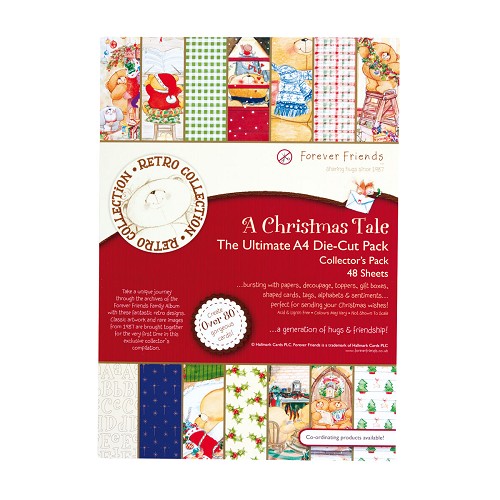 Forever Friends A4 Ultimative Decoupage Pack- A Christmas Tale 48tlg. 