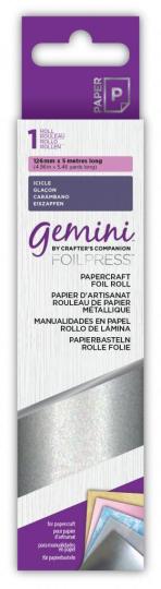 Gemini FOILPRESS Papercraft Heißfolienstempel Folie 12,6 x 500cm Eiszapfen Eiszapfen