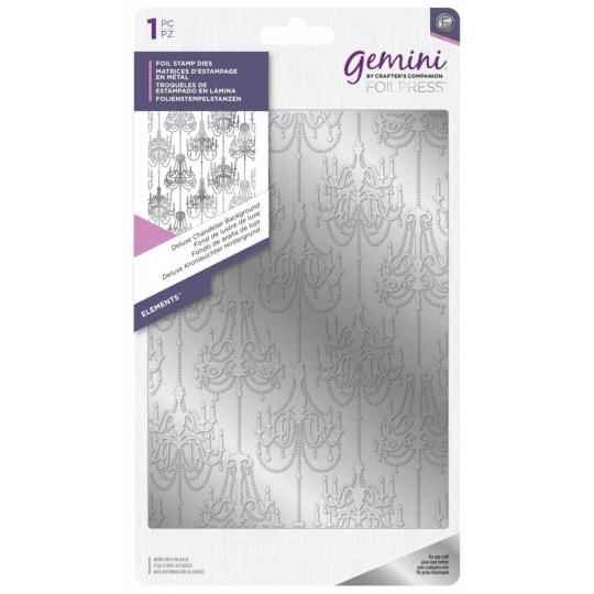 Gemini Heißfolienstempel - Kronleuchter Background 