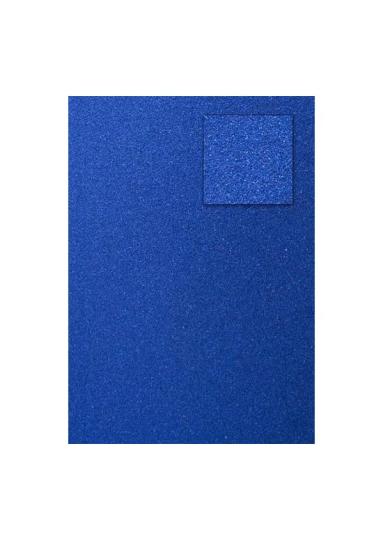 Glitterkarton DIN A4  200g/m²  - 1 Bogen dunkelblau dunkelblau