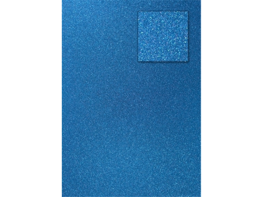 Glitterkarton DIN A4  200g/m²  - 1 Bogen pflauenblau pflauenblau