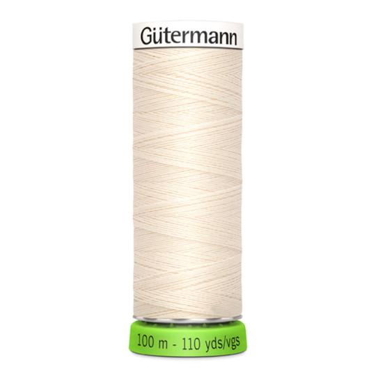 Gütermann Allesnäher rPET Nähgarn - 100m Beige 802 Beige | 802