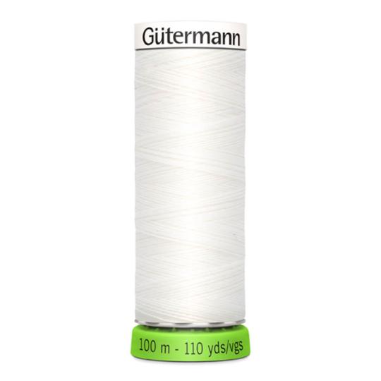 Gütermann Allesnäher rPET Nähgarn - 100m Weiss 800 Weiss | 800