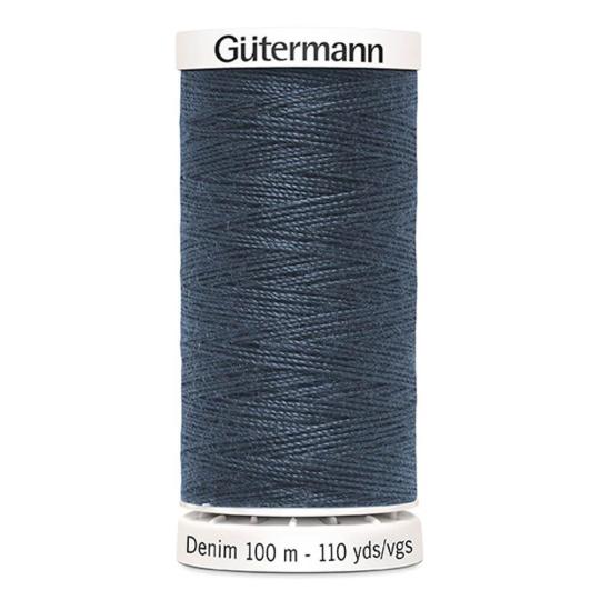 Gütermann Denim Jeans Nähgarn - 100m Blau 7635 Blau 7635