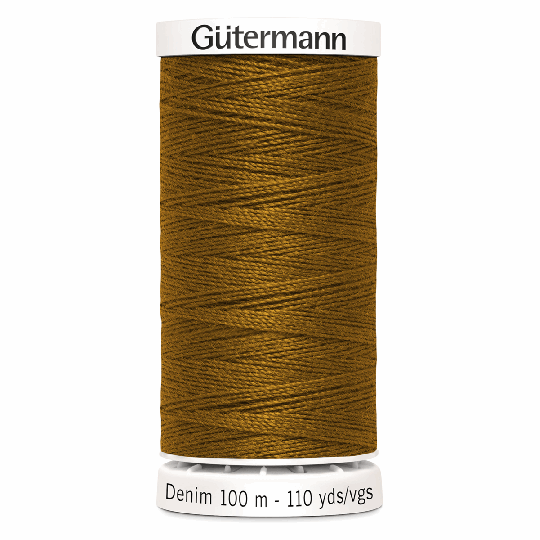 Gütermann Denim Jeans Nähgarn - 100m Braun 2040 Braun 2040