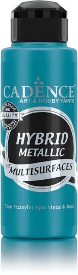 Cadence - Metallic-Hybrid-Multi-Surface Satin Acrylfarbe - 120ml Türkis Türkis