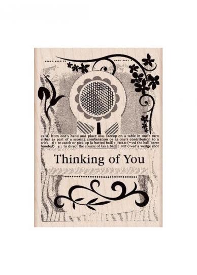Hero Arts Stempel Collage Thinking of you 7,6X10,2cm 