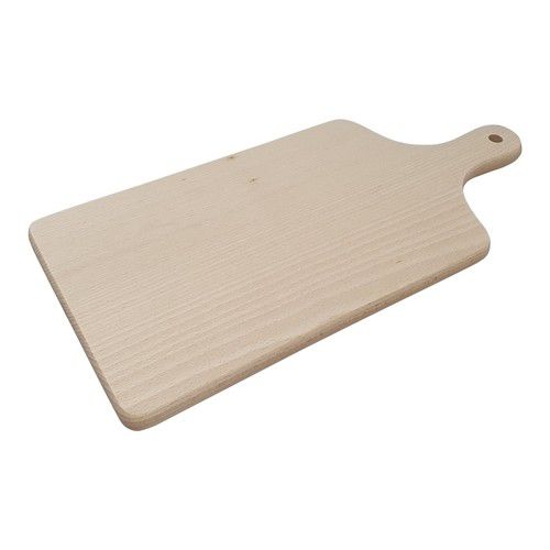 Holzschneidebrett aus Buche mit Griff 39,5cmx18,5cmx1,5cm 