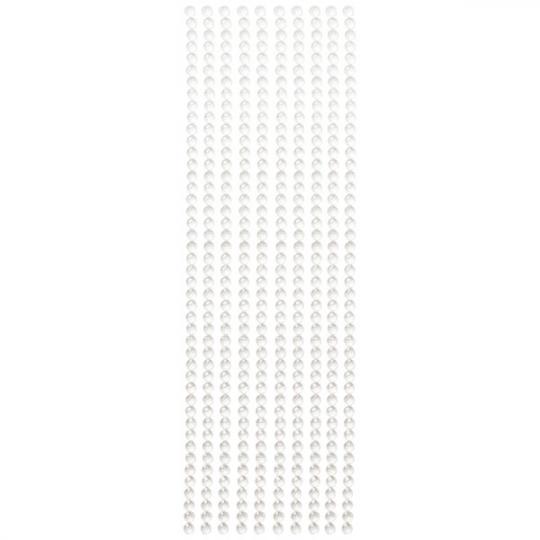 Ideen mit Herz - Kristall-Bordüren, selbstklebend, Ø6mm, klar 10 x 30 cm 