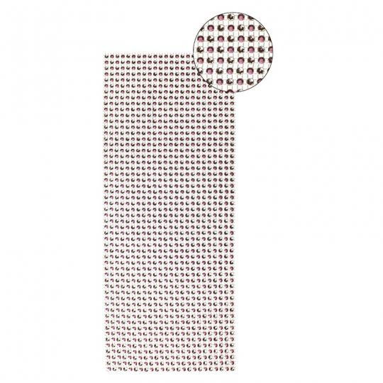 Ideen mit Herz - Schmuck-Netz, selbstklebend, 12 x 30 cm, Bi-Color, rosa/silber 