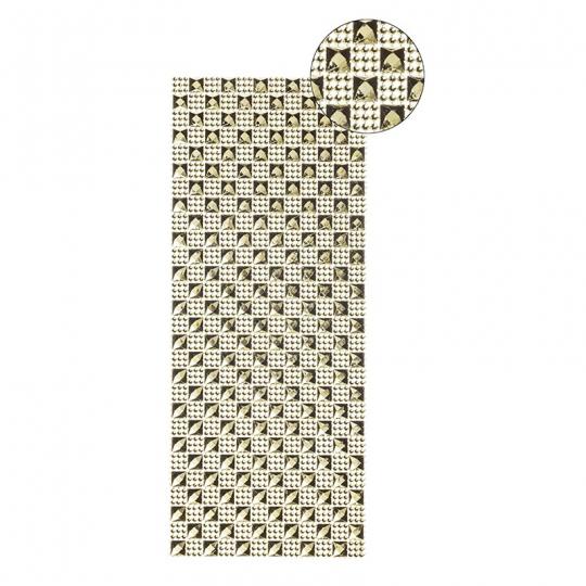 Ideen mit Herz - Schmuck-Netz, selbstklebend, 12 x 30 cm, gold, Design 6 