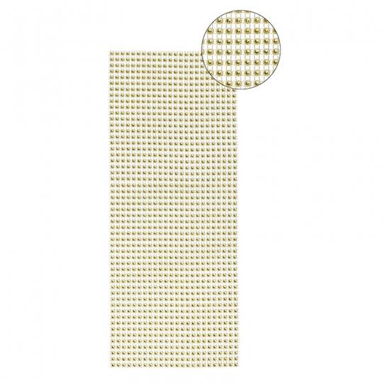 Ideen mit Herz - Schmuck-Netz, selbstklebend, 12 x 30 cm, gold, Design 9 