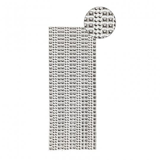 Ideen mit Herz Schmuck-Netz, selbstklebend, 12 x 30 cm, silber, Design 11 