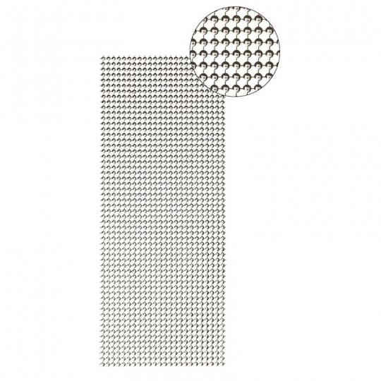 Ideen mit Herz - Schmuck-Netz, selbstklebend, 12 x 30 cm, silber, Design 18 