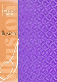 Illusion Karten Papier lila A4 / 215GR / 4 BO 