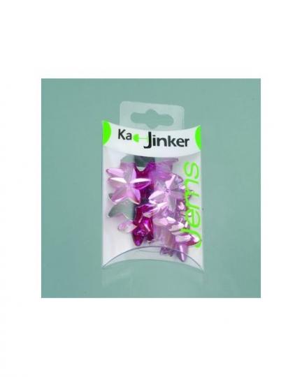 Ka-Jinker Jems Stern / Blume facettiert Ø1,9cm/ 20 stk. 