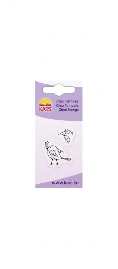 Kars Clear Stempel Vogel 5X6cm 