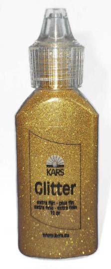 Kars Glitter extra fein (Ultrafein) 12g goldgelb goldgelb