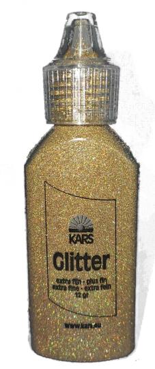 Kars Glitter extra fein (Ultrafein) irisierend 12g iris. gold iris. gold