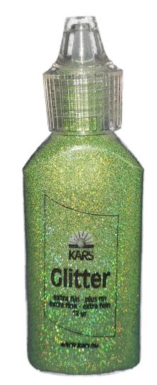 Kars Glitter extra fein (Ultrafein) irisierend 12g iris. grün iris. grün