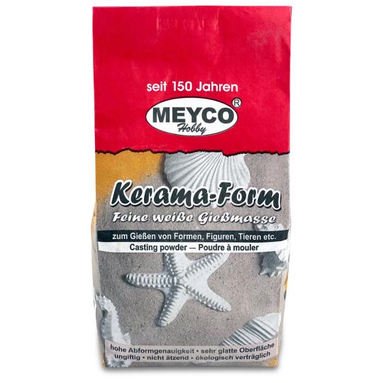 Kerama-Form "Feinste weiße Gießmasse Gips"  1000g 