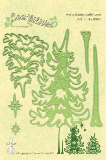 LeCrea - Lea?bilitie pine tree Präge- und Schneideschablone 