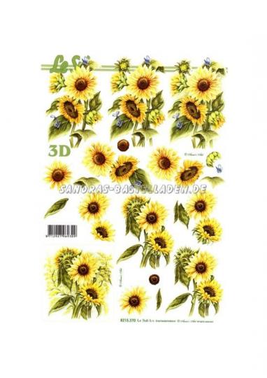 LeSuh 3D Bogen Sonnenblumen 