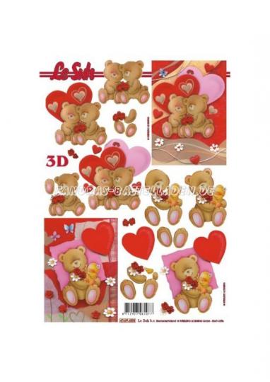 LeSuh 3D Etappen Bogen Bären Valentine 2 