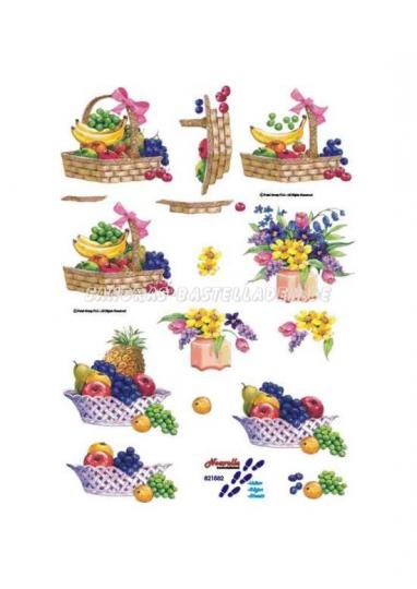LeSuh 3D Etappen Bogen Obst + Blumen 