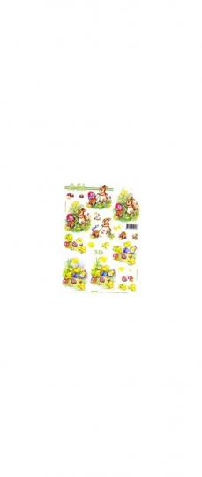 LeSuh 3D Etappen Bogen Osterhase 