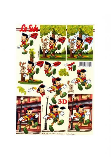 LeSuh 3D Etappen Bogen Pinnocchio mit Kaninchen 