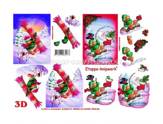 LeSuh 3D Etappen Bogen Weihnachts-Ente 