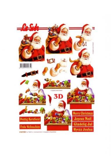 LeSuh 3D Etappen Bogen Weihnachtsmann 