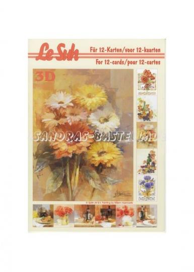*LeSuh 3D Etappen Buch Blumen 