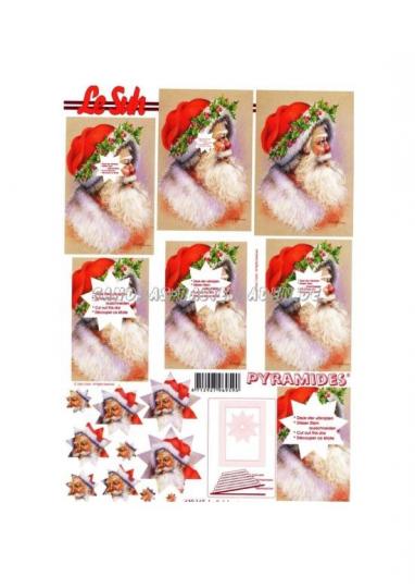 LeSuh 3D Pyramiden Bogen Weihnachtsmann 