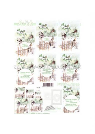 LeSuh 3D Pyramiden Bogen Winter 