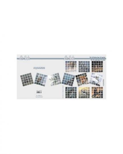Lesuh 3D Buch Squares Tiere mit 12 versch. Motive 