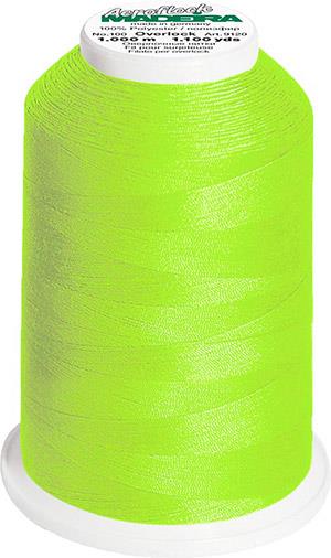Madeira Aeroflock Overlock Bauschgarn Nähgarn - 1000m Apfelgrün 8990 Apfelgrün 8990