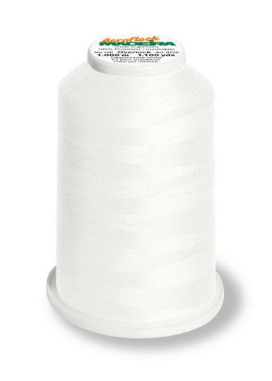 Madeira Aeroflock Overlock Bauschgarn Nähgarn - 1000m Ecru 8020 Ecru 8020