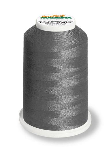 Madeira Aeroflock Overlock Bauschgarn Nähgarn - 1000m Grau 8111 Grau 8111