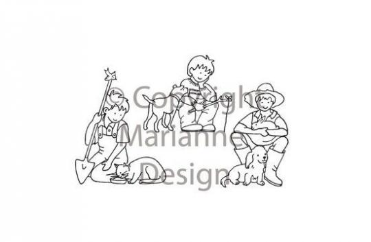 Marianne Design Clear Stamps Boy 