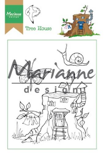 Marianne Design Clear Stempel 3tlg. Hetty`s Baumhaus 