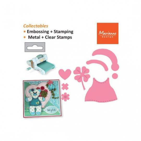 Marianne Design Collectable Stanz- und Prägeschablone Bear accessoires 