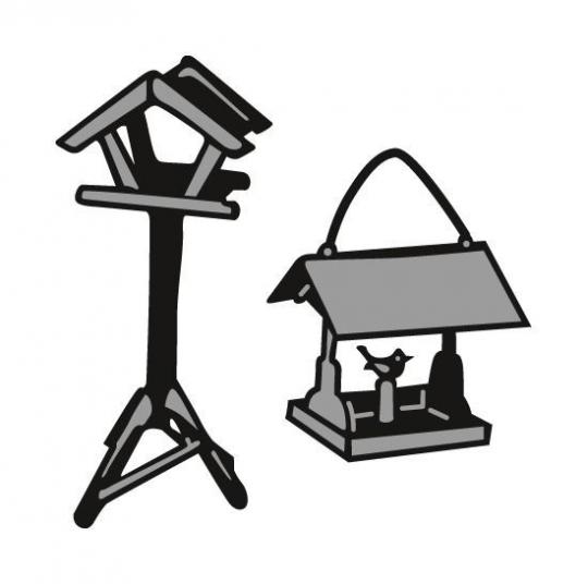 Marianne Design Craftable Stanz- und Prägeschablone Tiny's Birdhouse 2tlg. 