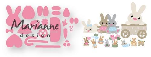 Marianne Design Stanz und Prägeschablone Collectable Eline`s Baby Hase 